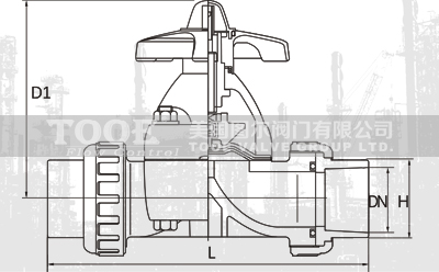 PVDF,CPVC,FRPP,PPH,UPVC���ϸ�Ĥ�y�Y(ji��)��(g��u)�ߴ�CAD�D��